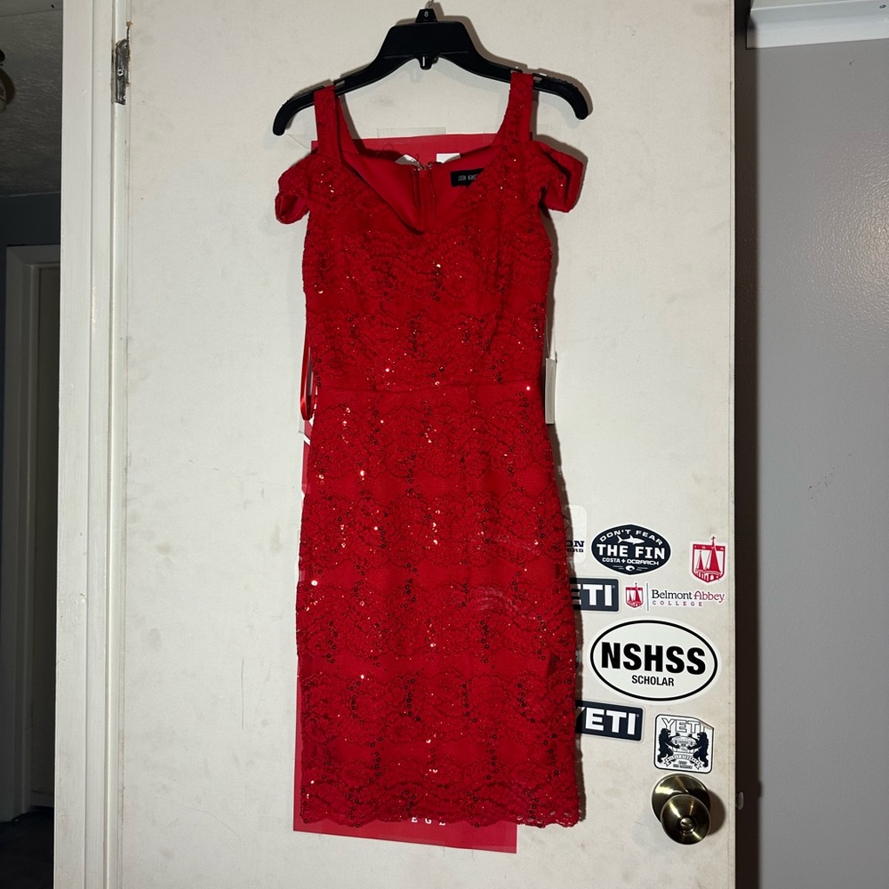 red homecoming dress